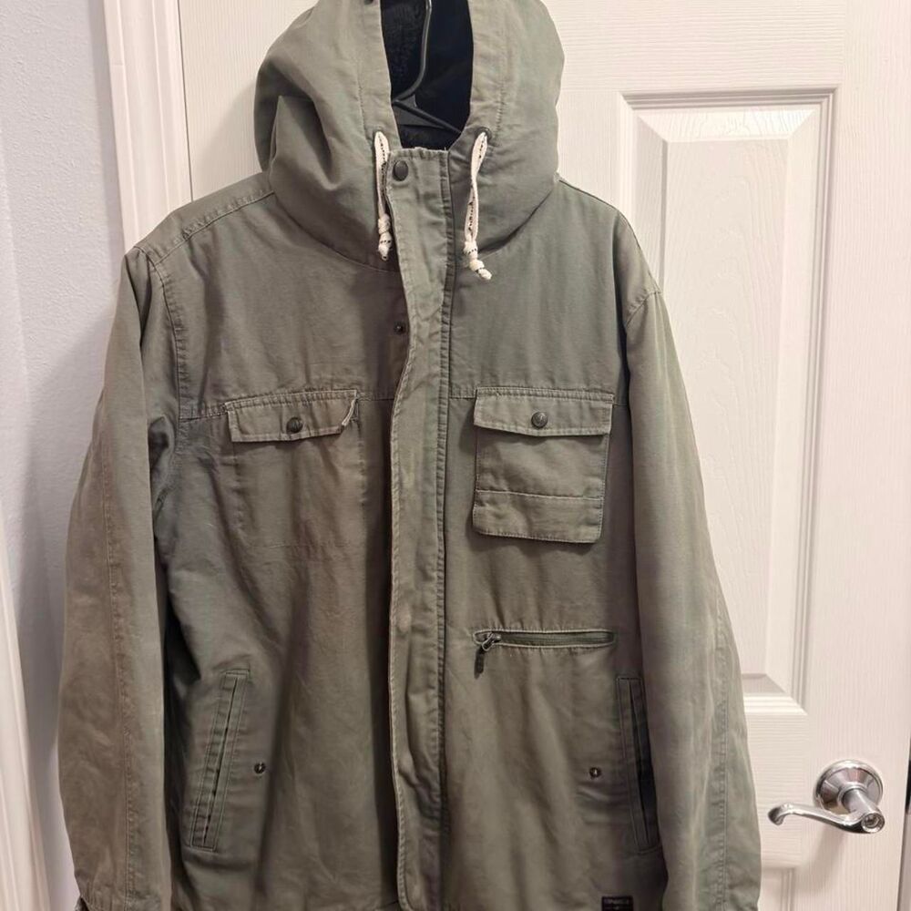 O-neill Men's Khaki and Green Jacket